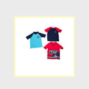 3pc Short Sleeve Rashguards Bundle Kid's 7